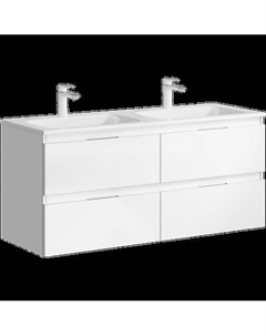 Тумба с умывальником Aqwella Malaga 1200 / ACC0112W