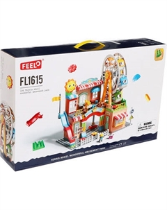 Конструктор Feelo Город. Парк аттракционов FL1115 / 9893168