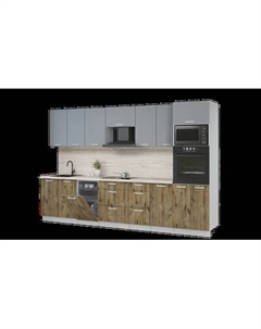 Кухонный гарнитур Интерлиния Мила Лайт 3.25-ПМ3