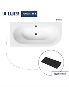 Ванна акриловая Lauter Bliss 160 L / 21201061L