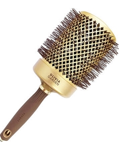 Брашинг для расчески Olivia Garden Термобрашинг Expert Blowout Shine Wavy Bristles Gold&Brown Olivia garden