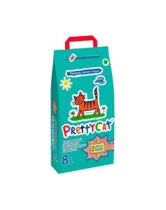 Наполнитель для туалета Prettycat Premium с део-кристаллами / 621588