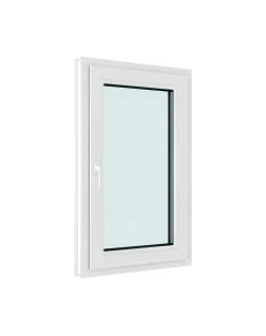 Окно ПВХ Brusbox Futuruss Поворотно-откидное правое 2 стекла