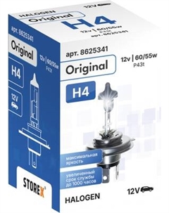 Автомобильная лампа Storex Original H4.12V.60/55W / 8625341