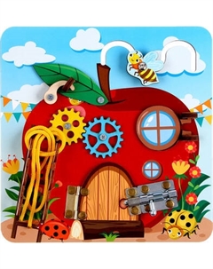 Бизиборд Sima-Land Папасделал Бизи-Яблоко / 9778720 Sima-land