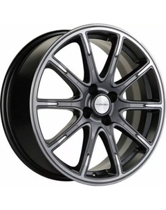 Литой диск Khomen KHW1707 Vesta 17x6.5" 4x100мм DIA 60.1мм ET 50мм Gray FP