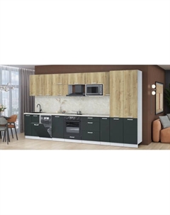 Кухонный гарнитур Интерлиния Мила Лайт 3.8-ПМ4