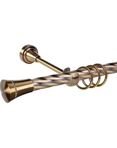 Карниз для штор АС ФОРОС Grace D19К + наконечники Астурия Ас форос