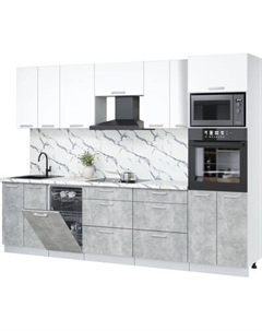 Кухонный гарнитур Интерлиния Мила Лайт 2.85-ПМ3