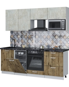 Кухонный гарнитур Интерлиния Мила Лайт 2.15-ПМ4