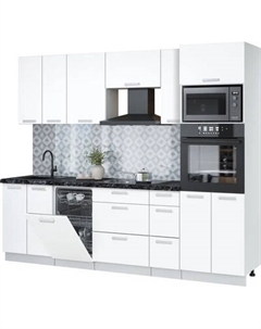 Кухонный гарнитур Интерлиния Мила Лайт 2.55-ПМ3