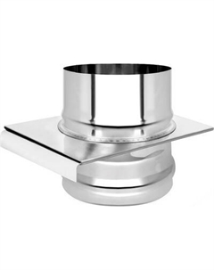 Шибер для дымохода Везувий AISI 304 0.8 д.150