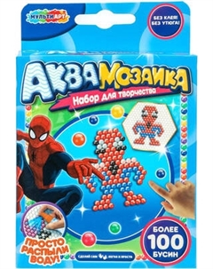 Развивающая игра MultiArt Аквамозаика 100 бусин спайдер / AQUA-122283 Multiart