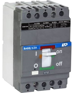Выключатель автоматический ETP ВА 88 3ф 125 Н63А Etp