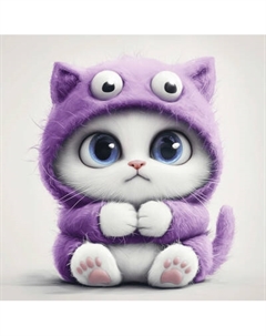 Набор алмазной вышивки Феникс+ Котенок-монстрик / 71359 Feniks