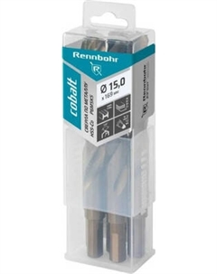 Набор сверл Rennbohr Cobalt Prom 15.0х169мм Хв.12.0мм HSS-Co Р6М5К5 / 671150
