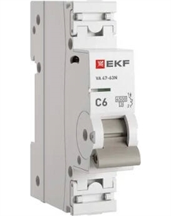 Выключатель автоматический EKF PROxima ВА 47-63N / M634106C Ekf
