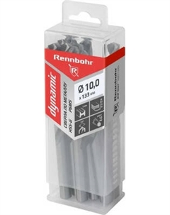 Набор сверл Rennbohr 10.0х133мм Dinamic P9M3 / 666100
