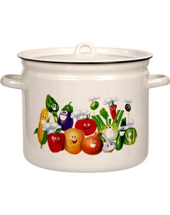 Кастрюля Лысьвенские эмали Веселые овощи С-1621/4ЖмЭК