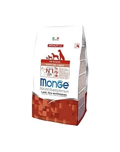 Сухой корм для собак Monge Speciality Puppy&Junior All Breeds Lamb&Rice