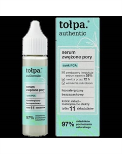 Сыворотка для лица Tolpa Authentic для сужения пор
