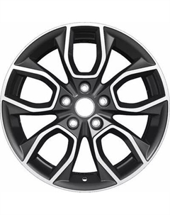 Литой диск Khomen KHW1713 CX-5 17x7" 5x114.3мм DIA 67.1мм ET 45мм Black FP