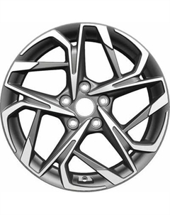 Литой диск Khomen KHW1716 Qashqai 17x7" 5x114.3мм DIA 66.1мм ET 40мм Gray FP