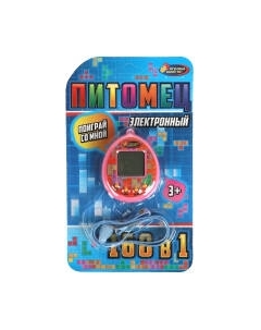 Развивающая игра Играем вместе Электронная логическая Питомец / ZY1011023-R