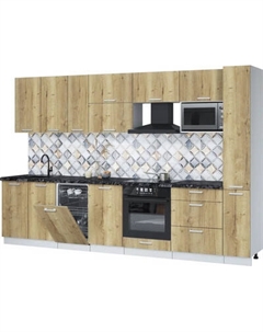 Кухонный гарнитур Интерлиния Мила Лайт 3.2-ПМ4