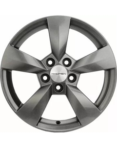 Литой диск Khomen KHW1504 Polo 15x6" 5x100мм DIA 57.1мм ET 40мм G-Silver