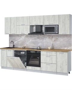 Кухонный гарнитур Интерлиния Мила Лайт 2.8-ПМ2