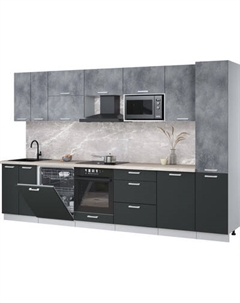 Кухонный гарнитур Интерлиния Мила Лайт 3.3-ПМ2