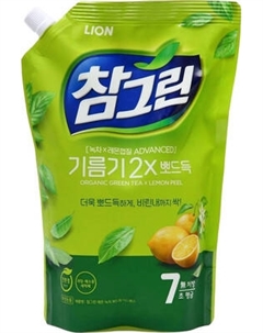 Средство для мытья посуды Lion Chamgreen Green Tea Refill
