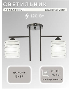 Потолочный светильник Aitin-Pro НПБ 02-2x60-101 / 6246/2 Aitin-pro