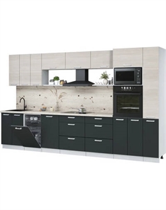 Кухонный гарнитур Интерлиния Мила Лайт 3.6-ПМ3