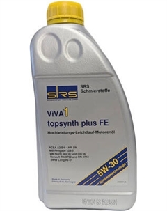 Моторное масло SRS Viva 1 Topsynth Plus FE 5W30 Srs