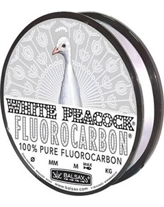 Леска флюорокарбоновая Balsax Fluorocarbon White Peacock 0.25мм