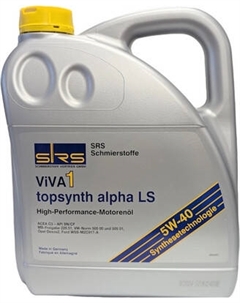 Моторное масло SRS Viva 1 Topsynth Alpha LS 5W40 Srs