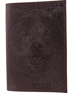 Обложка на паспорт Poshete Медведь / 676-1/2-097-220BRW