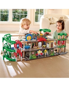 Железная дорога игрушечная Hape Многоуровневая железная дорога / E3883_HP
