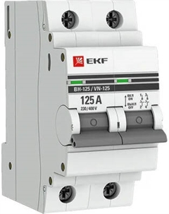 Выключатель нагрузки EKF ВН-125 2P 125А / SL125-2-125-pro Ekf