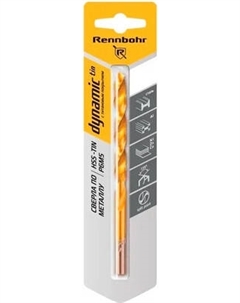 Сверло Rennbohr 8.5х117мм Dinamic-TIN Р9М3 / 667085