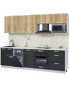 Кухонный гарнитур Интерлиния Мила Лайт 2.7-ПМ4