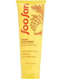 Пенка для умывания Soosan Foam Cleanser with Mango & Rice Milk