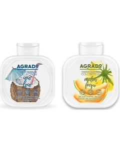 Набор косметики для тела Agrado Гель для душа Coco Loco+Гель для душа Сочная Дыня