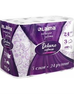 Туалетная бумага Laima Deluxe / 115397