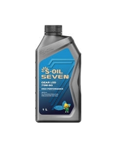 Трансмиссионное масло S-Oil Seven Gear LSD GL-5 75W90 / E107790 S-oil seven