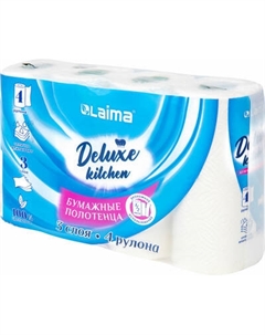 Бумажные полотенца Laima Deluxe / 115400