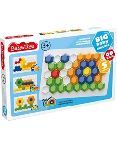 Развивающая игра Baby Toys Мозаика шестигранная / 05022 Baby toys