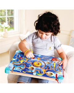 Развивающий игровой набор Hape Космический Лабиринт и танграм / E0524_HP